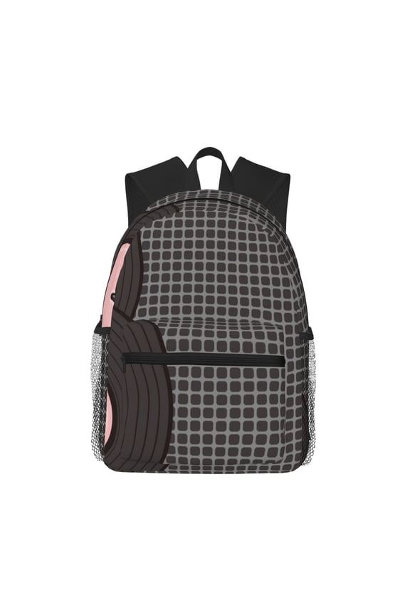 Vinyl Records Large Capacity Backpack Classic Style Backpack Casual Backpack Water-Resistant School Work Travel Outdoor Backpack