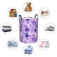 thumbnail image 1 of Picia Violet Large Laundry Basket, Waterproof, Freestanding Laundry Hamper, Collapsible Tall Clothes Hamper with Extended Handles-Medium, 1 of 1