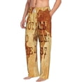 thumbnail image 1 of Picia Not All Those Who Wander Are Lost2 Mens Soft Woven Cotton Elastic Waistband Sleep Pajama Pant Lounge Sleep Pant With Pockets And Drawstring-XX-Large, 1 of 9