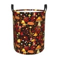 thumbnail image 1 of Picia Warm Plants and Mushrooms Pattern Large Laundry Basket, Waterproof, Freestanding Laundry Hamper, Collapsible Tall Clothes Hamper with Extended Handles-Medium, 1 of 6