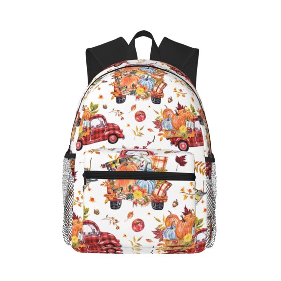 Picia Watercolor Fall Large Capacity Backpack Classic Style Backpack Casual Backpack Water-Resistant School Work Travel Outdoor Backpack