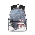 thumbnail image 1 of Picia Watercolor Winter Landscape For Christmas Large Capacity Backpack Classic Style Backpack Casual Backpack Water-Resistant School Work Travel Outdoor Backpack, 1 of 8