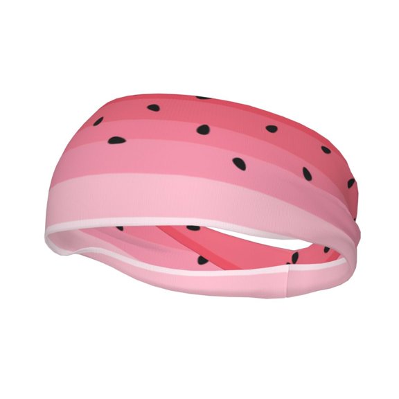 Picia Watermelon Print Mens Running Headband,Mens Sweatband Sports Headband for Running,Cycling,Basketball,Yoga,Fitness Workout