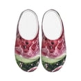 thumbnail image 1 of Picia Watermelon Splash Realism Art for Women's Lamb-hug Comfy Fleece House Slippers Memory Foam, Slip-on House Shoes Indoor Outdoor-44/45, 1 of 7