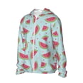 thumbnail image 1 of Picia Watermelon Women's Men's UPF 50+ Sun Protection Hoodie Shirt Long Sleeve SPF Fishing Outdoor UV Hiking Lightweight Shirts-Medium, 1 of 9