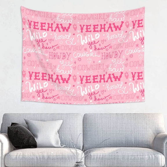 Picia Western Cowgirl Pattern Tapestry-Tapestries for Bedroom Living Room Dorm(29x37")
