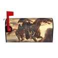 thumbnail image 1 of Picia Western Skeleton Cowboy Horse Magnetic Mailbox Cover Standard Size-25.5x21 in, 1 of 9