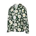 thumbnail image 1 of Picia White Daisies and Bee Women's Men's UPF 50+ Sun Protection Hoodie Shirt Long Sleeve SPF Fishing Outdoor UV Hiking Lightweight Shirts-XX-Large, 1 of 9