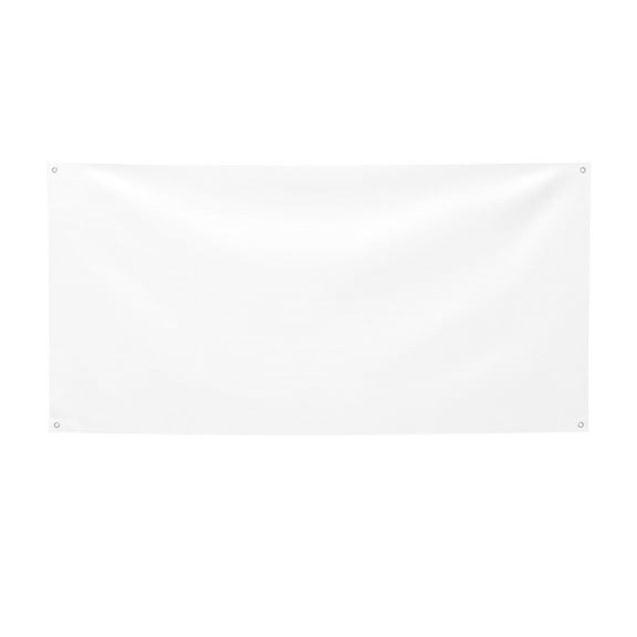 Picia White Pattern Party Banner, Festive Decoration, Holiday Banner, Celebration Decor, Event Banner, Reusable Party Banner-Small