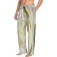 thumbnail image 1 of Picia White Rose Mens Soft Woven Cotton Elastic Waistband Sleep Pajama Pant Lounge Sleep Pant With Pockets And Drawstring-, 1 of 9