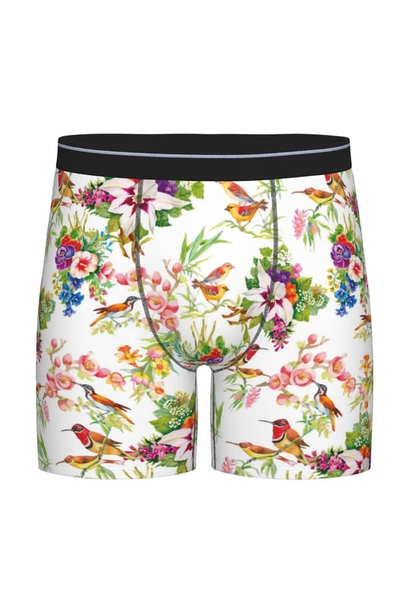 Parrot Color Pattern Mens Exotic Briefs