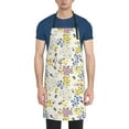 thumbnail image 1 of Picia Wildflower Honeybee Waterproof Apron for Unisex Adult - Adjustable Bib Apron with Pockets, Ideal for Cooking, Gardening, Painting, and Household Chores, 1 of 9
