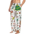 thumbnail image 1 of Picia Winter Christmas And New Year Deer Mens Soft Woven Cotton Elastic Waistband Sleep Pajama Pant Lounge Sleep Pant With Pockets And Drawstring-XX-Large, 1 of 9