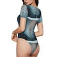 thumbnail image 1 of Picia Winter Rabbit Womens One Piece Swimsuits Modest Tummy Control Bathing Suits Lace Up Slimming Swim Suit-XX-Large, 1 of 9
