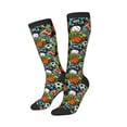 thumbnail image 1 of Picia Women Crew Soft Moisture-wicking Socks Balls Pattern Design Cotton Socks, One Size fit All, 1 of 9