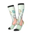 thumbnail image 1 of Picia Women Crew Soft Moisture-wicking Socks Books Pattern Design Cotton Socks, One Size fit All, 1 of 9
