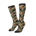 thumbnail image 1 of Picia Women Crew Soft Moisture-wicking Socks Camouflage Rabbit Pattern Design Cotton Socks, One Size fit All, 1 of 9