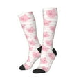 thumbnail image 1 of Picia Women Crew Soft Moisture-wicking Socks Cartoon Pig Pattern Design Cotton Socks, One Size fit All, 1 of 9
