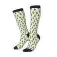 thumbnail image 1 of Picia Women Crew Soft Moisture-wicking Socks Christmas Trees Pattern Design Cotton Socks, One Size fit All, 1 of 9