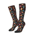 thumbnail image 1 of Picia Women Crew Soft Moisture-wicking Socks Cute Animals Pattern Design Cotton Socks, One Size fit All, 1 of 9