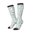 thumbnail image 1 of Picia Women Crew Soft Moisture-wicking Socks Cute Cows Pattern Design Cotton Socks, One Size fit All, 1 of 9