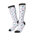 thumbnail image 1 of Picia Women Crew Soft Moisture-wicking Socks Dinosaur Pattern Design Cotton Socks, One Size fit All, 1 of 9