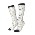 thumbnail image 1 of Picia Women Crew Soft Moisture-wicking Socks Easter Rabbit Pattern Design Cotton Socks, One Size fit All, 1 of 9