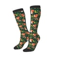 thumbnail image 1 of Picia Women Crew Soft Moisture-wicking Socks Forest Squirrel Pattern Design Cotton Socks, One Size fit All, 1 of 9