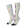 thumbnail image 1 of Picia Women Crew Soft Moisture-wicking Socks Funny Chicken Pattern Design Cotton Socks, One Size fit All, 1 of 9