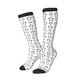 thumbnail image 1 of Picia Women Crew Soft Moisture-wicking Socks Hand Drawn Turtle Pattern Design Cotton Socks, One Size fit All, 1 of 9