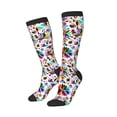 thumbnail image 1 of Picia Women Crew Soft Moisture-wicking Socks Mexican Bright Style Pattern Design Cotton Socks, One Size fit All, 1 of 9