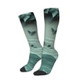 thumbnail image 1 of Picia Women Crew Soft Moisture-wicking Socks Paper Fox Crow Fantasy Pattern Design Cotton Socks, One Size fit All, 1 of 9