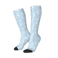 thumbnail image 1 of Picia Women Crew Soft Moisture-wicking Socks Rabbit And Bird Pattern Design Cotton Socks, One Size fit All, 1 of 9