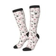 thumbnail image 1 of Picia Women Crew Soft Moisture-wicking Socks Rabbit And Carrot Pattern Design Cotton Socks, One Size fit All, 1 of 9
