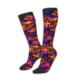 thumbnail image 1 of Picia Women Crew Soft Moisture-wicking Socks Skull Pattern Design Cotton Socks, One Size fit All, 1 of 9