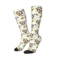 thumbnail image 1 of Picia Women Crew Soft Moisture-wicking Socks Snake And Moon Pattern Design Cotton Socks, One Size fit All, 1 of 9