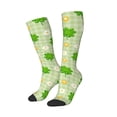 thumbnail image 1 of Picia Women Crew Soft Moisture-wicking Socks St Patrick's Day11 Pattern Design Cotton Socks, One Size fit All, 1 of 9