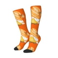 thumbnail image 1 of Picia Women Crew Soft Moisture-wicking Socks Sunflower Gnomes 2 Pattern Design Cotton Socks, One Size fit All, 1 of 9