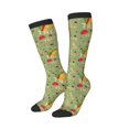 thumbnail image 1 of Picia Women Crew Soft Moisture-wicking Socks Taco Pattern Design Cotton Socks, One Size fit All, 1 of 9