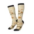 thumbnail image 1 of Picia Women Crew Soft Moisture-wicking Socks Taco Tortillas Pattern Design Cotton Socks, One Size fit All, 1 of 9