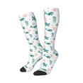 thumbnail image 1 of Picia Women Crew Soft Moisture-wicking Socks Turtles And Seahorses Pattern Design Cotton Socks, One Size fit All, 1 of 9