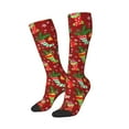 thumbnail image 1 of Picia Women Crew Soft Moisture-wicking Socks X-mas and New Year Pattern Design Cotton Socks, One Size fit All, 1 of 1