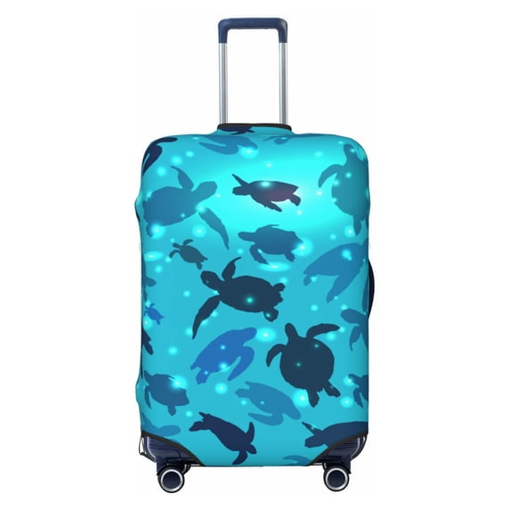 Picia World Turtle Day Luggage Protector Cover Thicken Suitcase Protector Cover Fit 18-32 Inch Luggage-