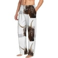 thumbnail image 1 of Picia Yak Mens Soft Woven Cotton Elastic Waistband Sleep Pajama Pant Lounge Sleep Pant With Pockets And Drawstring-Small, 1 of 9
