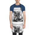 thumbnail image 1 of Picia Yak Waterproof Apron for Unisex Adult - Adjustable Bib Apron with Pockets, Ideal for Cooking, Gardening, Painting, and Household Chores, 1 of 9