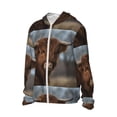 thumbnail image 1 of Picia Yak Women's Men's UPF 50+ Sun Protection Hoodie Shirt Long Sleeve SPF Fishing Outdoor UV Hiking Lightweight Shirts-X-Large, 1 of 9
