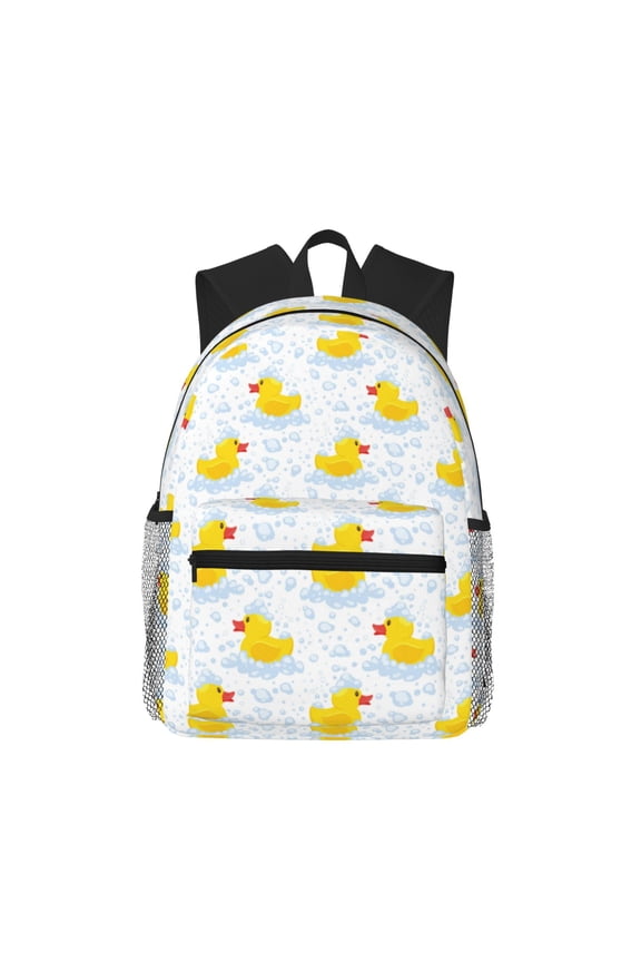 Yellow Rubber Duck Large Capacity Backpack Classic Style Backpack Casual Backpack Water-Resistant School Work Travel Outdoor Backpack