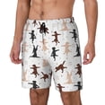 thumbnail image 1 of Picia Yoga Labrador Retriever pattern Mens Swim Trunks with Compression Liner Stretch Beach Shorts Quick Dry with Zipper Pockets No-Chafing Board Shorts-Medium, 1 of 9