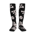 thumbnail image 1 of Picia black white Skull bone Printed Sports Compression Socks - 15-20mmHg Graduated Compression, High-Performance Soft and Breathable Socks for Men and Women, 1 of 5