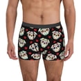 thumbnail image 1 of Picia colorful Skull dog flower Pattern Men’s Boxer Briefs – Soft & Breathable Underwear, Stretchy & Comfortable Fit, Supportive Pouch Design, Moisture-Wicking-Small, 1 of 5